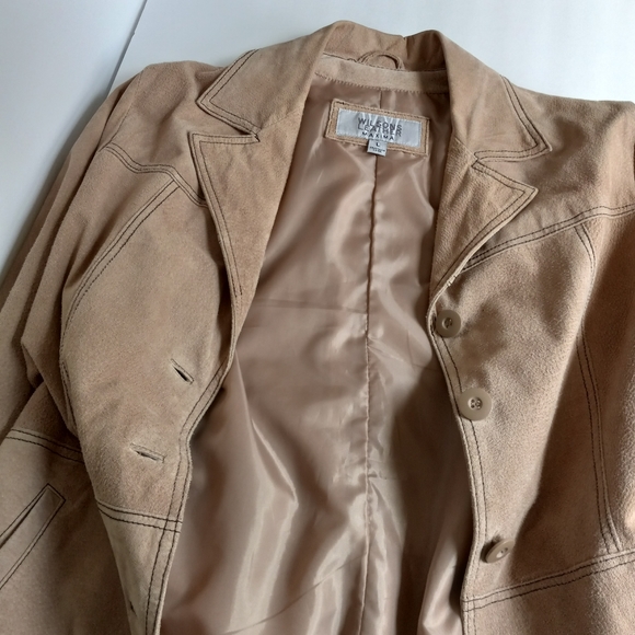 Brown Suede Jacket - Picture 11 of 12